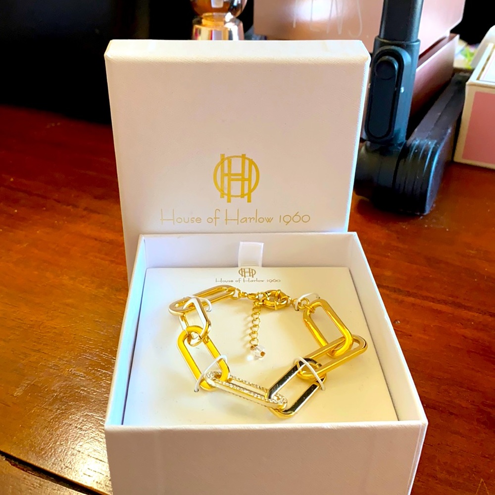 House of Harlow 1960 Golden Bracelet